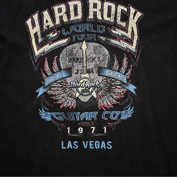 Hard Rock Cafe Las Vegas Graphic Short Sleeve Tee - Picture 5 of 7